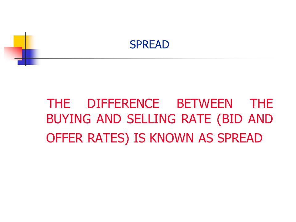 difference between buying and selling exchange rates